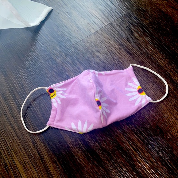 Purple sunflower mask - Picture 3 of 4